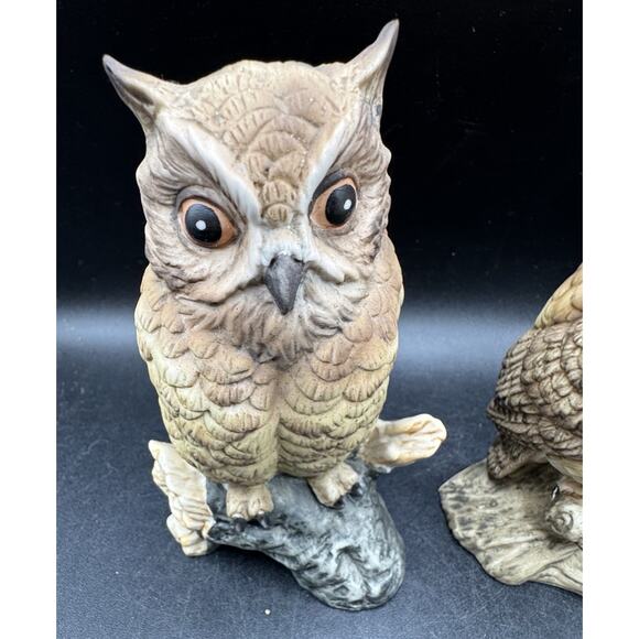 2 Vintage Ceramic Owls Made in Japan & Hand Painted Andrea Sadak? - Picture 4 of 11